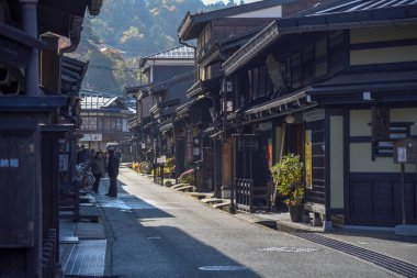 Sanmachi-Suji bölgesinin geleneksel mimarisi, Takayama, Japonya