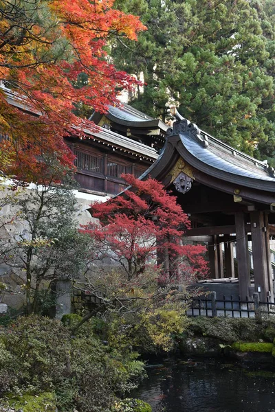 日本高山市美丽的秋天风景 — 图库照片