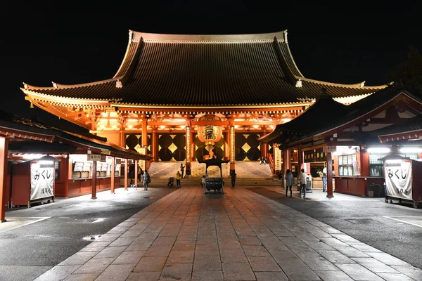Över Sensoji Templet Asakusa Distriktet — Stockfoto