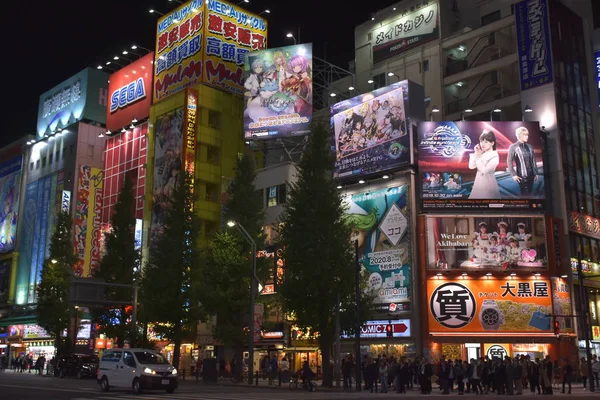 Άποψη Του Δρόμου Στην Περιοχή Akihabara Τόκιο — Φωτογραφία Αρχείου