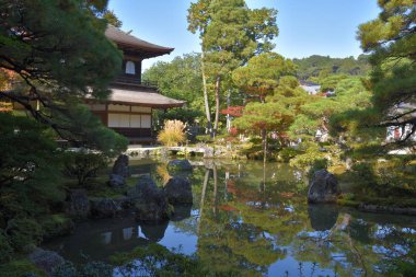 Ginkaku-ji Tapınağının Gümüş Köşkü 