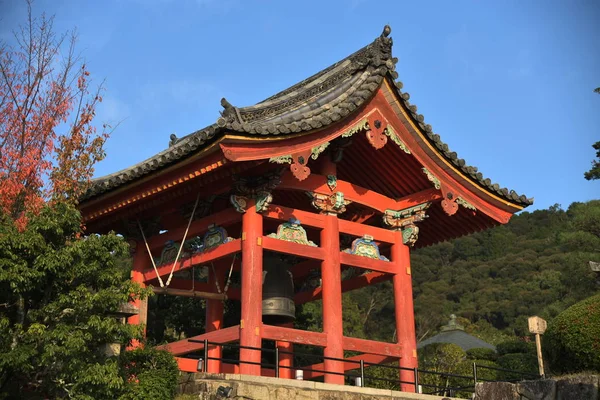 People Visit Beautiful Famous Kiyomizu Temple Kyoto — Stock Photo, Image