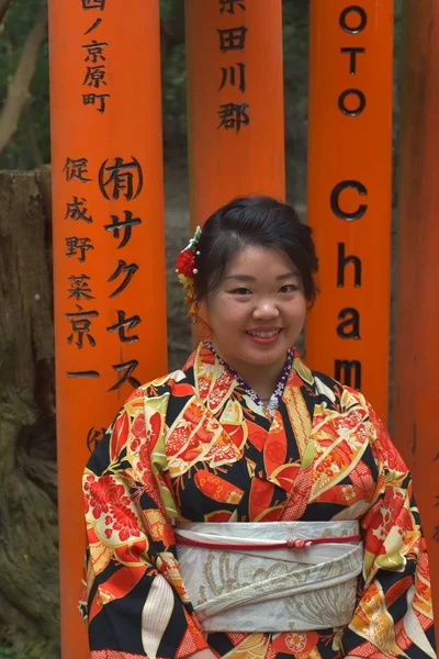 View Torii Gates Fushimi Inari Shrine — 스톡 사진