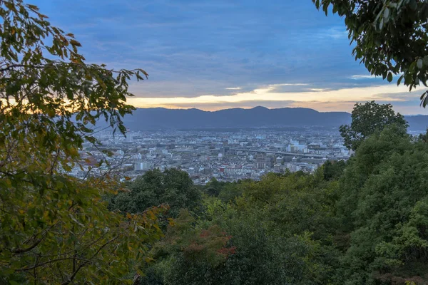 Uitzicht Vanaf Fushimi Inari Grand Shrine — Stockfoto