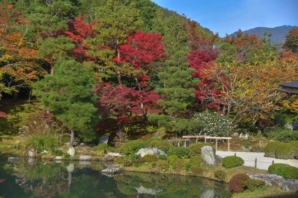Согенский Сад Тенрю Дзи Киото Япония — стоковое фото
