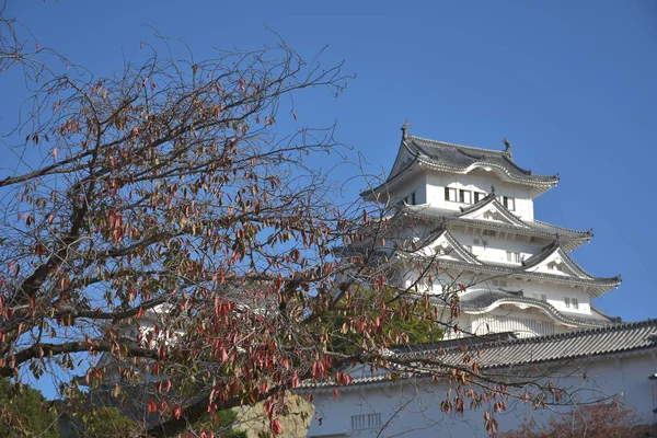 Himeji Kastély Őszi Szezonban Japán — Stock Fotó