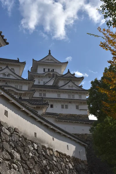 Замок Хімеджі Восени Японія — стокове фото