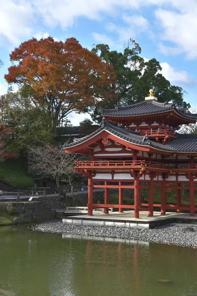 Храм Біодо Зал Фенікса Уджі Кіото — стокове фото