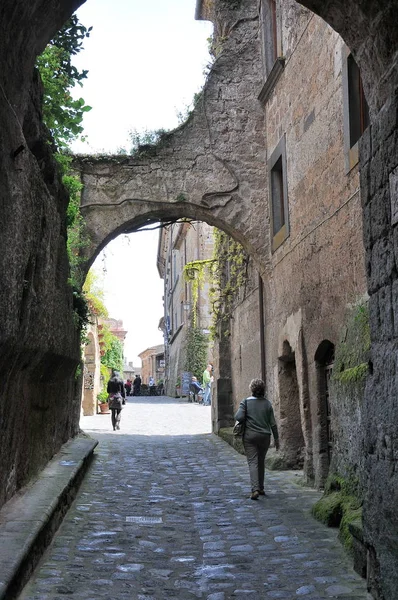 Pictoreske Hoek Van Civita Bagnoregio Italië — Stockfoto