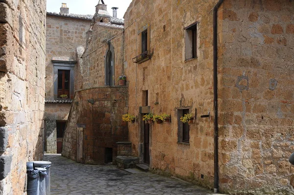 Malebný Koutek Města Civita Bagnoregio Itálie — Stock fotografie