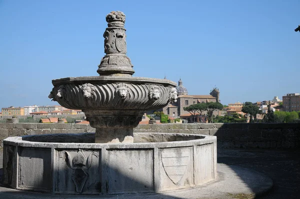 Ancient Street Viterbo Italy — Stock Photo, Image