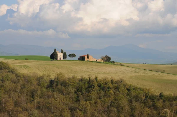 Prachtig Landschap Van Val Orcia Italië — Stockfoto