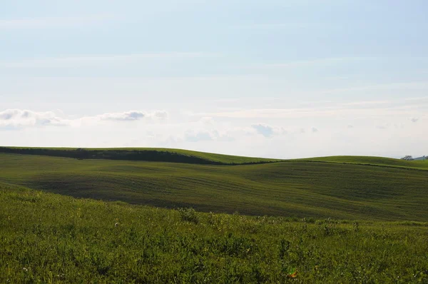 Piękny Krajobraz Val Orcia Włochy — Zdjęcie stockowe