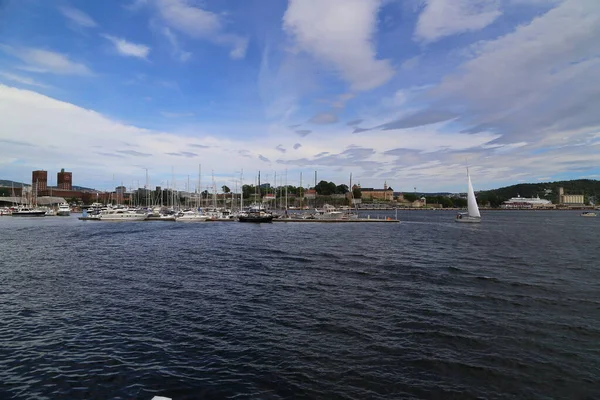Вид Порт Осло — стоковое фото