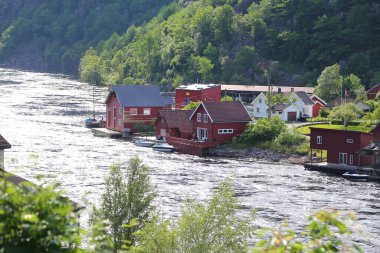 Kristiansand İskandinavya'güzel Norveç sahil şeridi
