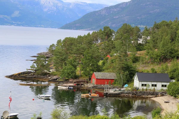 Hardangerfjord Südwesten Norwegens Sommer — Stockfoto