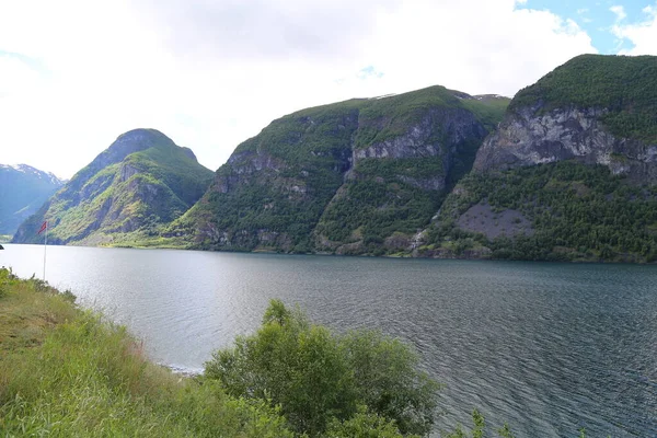 Gyönyörű Kilátás Sognefjord Norvégia — Stock Fotó