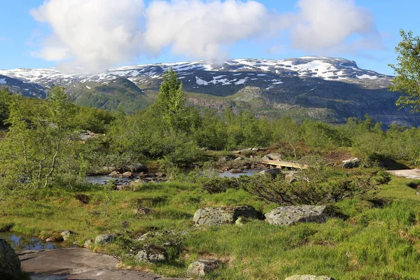 Cesta Trolltunga Norsko — Stock fotografie