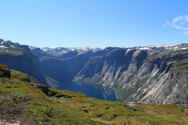 Cesta Trolltunga Norsko — Stock fotografie