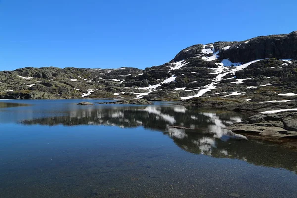 Strada Trolltunga Norvegia — Foto Stock