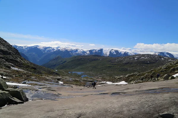 Strada Trolltunga Norvegia — Foto Stock