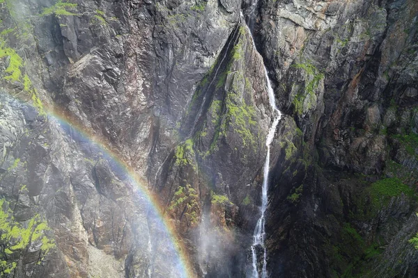 Voringsfossen Watervallen Bij Hardangervidda Noorwegen — Stockfoto