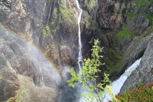 Voringsfossen Watervallen Bij Hardangervidda Noorwegen — Stockfoto