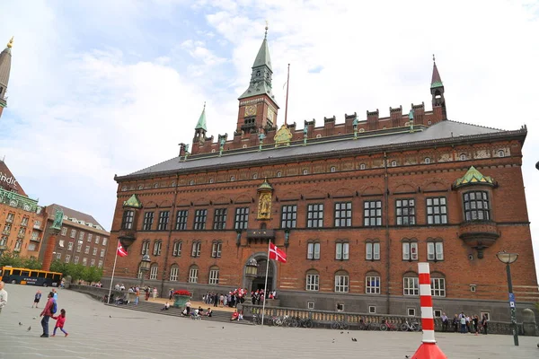 デンマークのコペンハーゲン市役所の詳細 — ストック写真