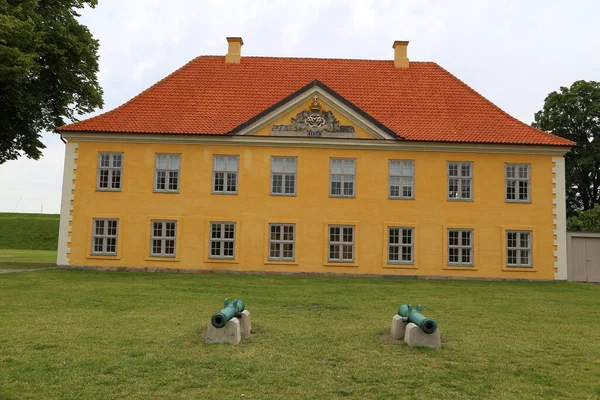 Pohled Citadelu Kastellet Kodani Dánsko — Stock fotografie