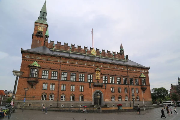 Details Copenhagen City Hall Denmark — Stock Photo, Image