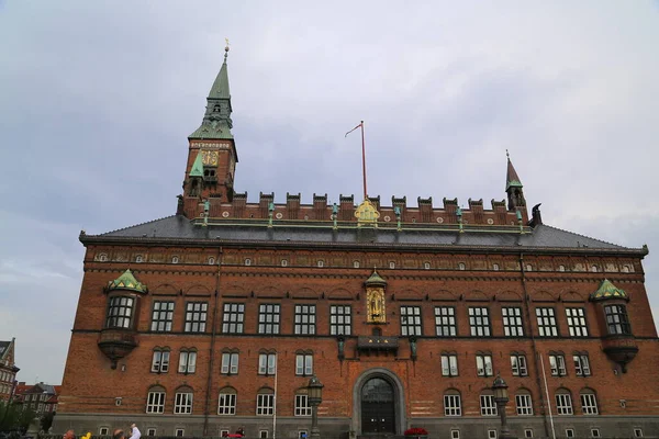 デンマークのコペンハーゲン市役所の詳細 — ストック写真