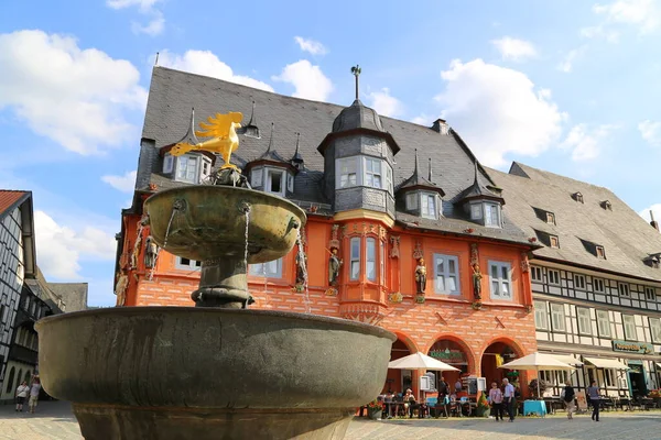 Casas Plaza Del Mercado Goslar Alemania —  Fotos de Stock
