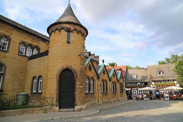 Straße Der Altstadt Von Goslar Niedersachsen Deutschland — Stockfoto