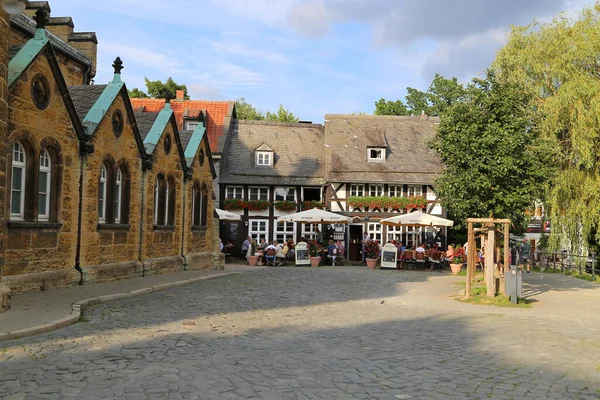 Street Old Town Goslar Niedersachsen Tyskland — Stockfoto