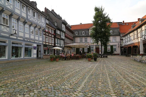 Calle Casco Antiguo Goslar Baja Sajonia Alemania — Foto de Stock
