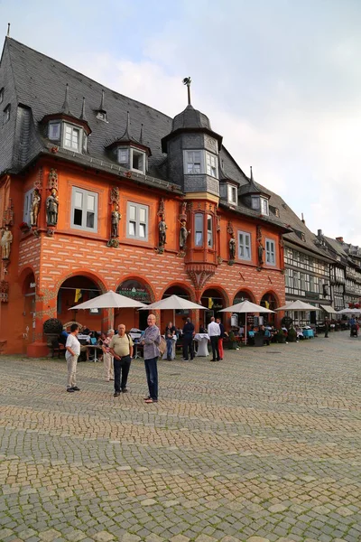 Domy Tržišti Goslar Německo — Stock fotografie