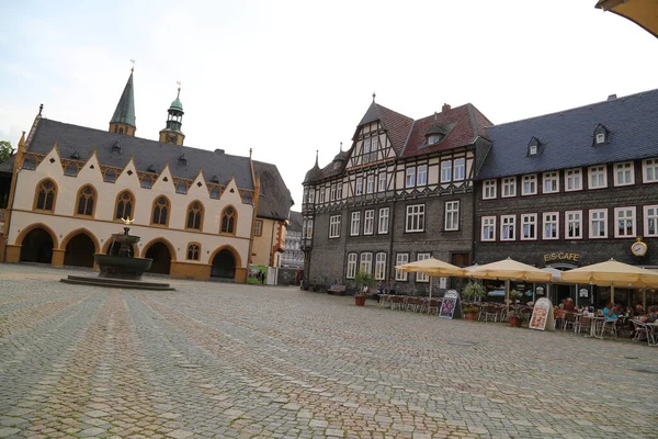 Casas Plaza Del Mercado Goslar Alemania — Foto de Stock