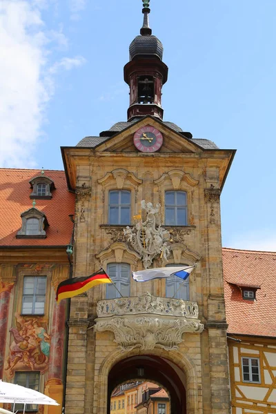 Das Alte Bamberger Rathaus — Stockfoto