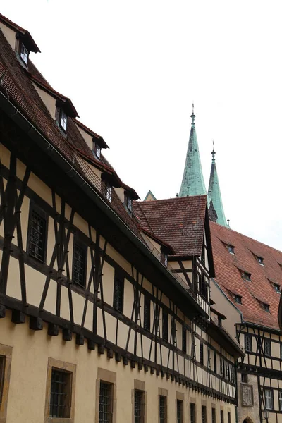 Hermosas Casas Calle Casco Antiguo Bamberg Alemania — Foto de Stock