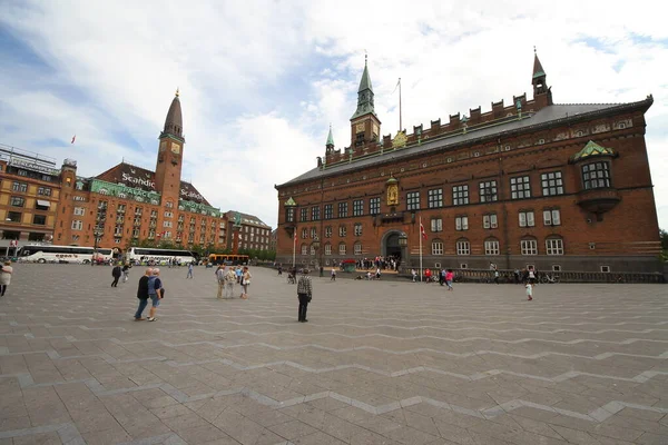 Details Copenhagen City Hall Denmark — Stock Photo, Image