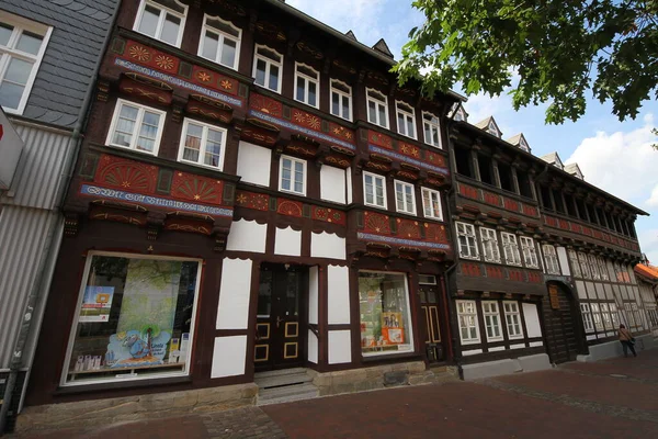 Rue Dans Vieille Ville Goslar Basse Saxe Allemagne — Photo