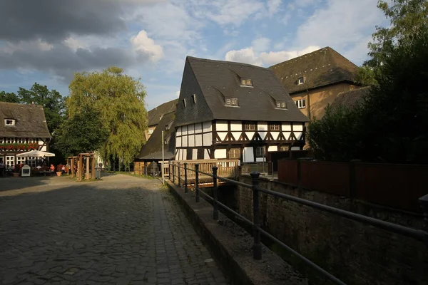 Ulica Starym Mieście Goslar Dolna Saksonia Niemcy — Zdjęcie stockowe