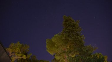 Kutup yıldızı hareket yıldız Timelapse