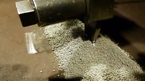 埋弧焊工艺的关闭 — 图库视频影像