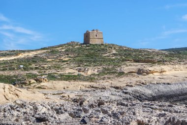 Gozo, Malta 'daki Dwajra Kulesi