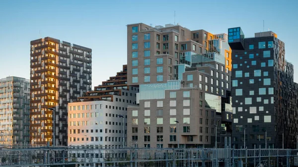 The buildings scandinavian architecture in Oslo, Norway — Stock Photo, Image