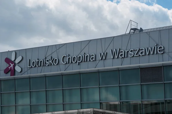 Lotnisko Chopina w Warszawie (Lotnisko Chopina)) — Zdjęcie stockowe