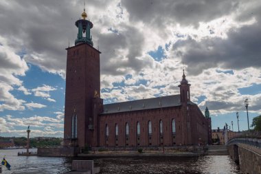 İsveç Kungsholmen Adası 'ndaki Stockholm Kalesi