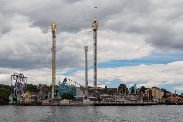 Vergnügungspark grona lund in stockholm, schweden — Stockfoto