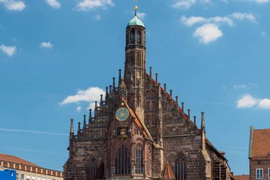 Nürnberg, Bavyera, Almanya frauenkirche (Bayanlar Kilisesi)